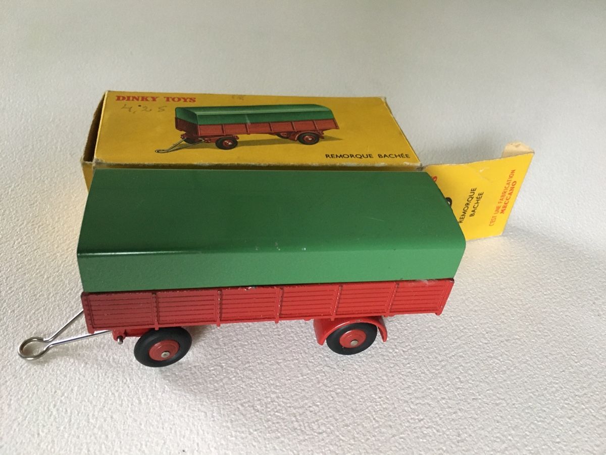 Dinky Toys Modellini d'auto: Dinky Anhänger mit Blache – Usato da Grellingen venduto da Toyhamster
