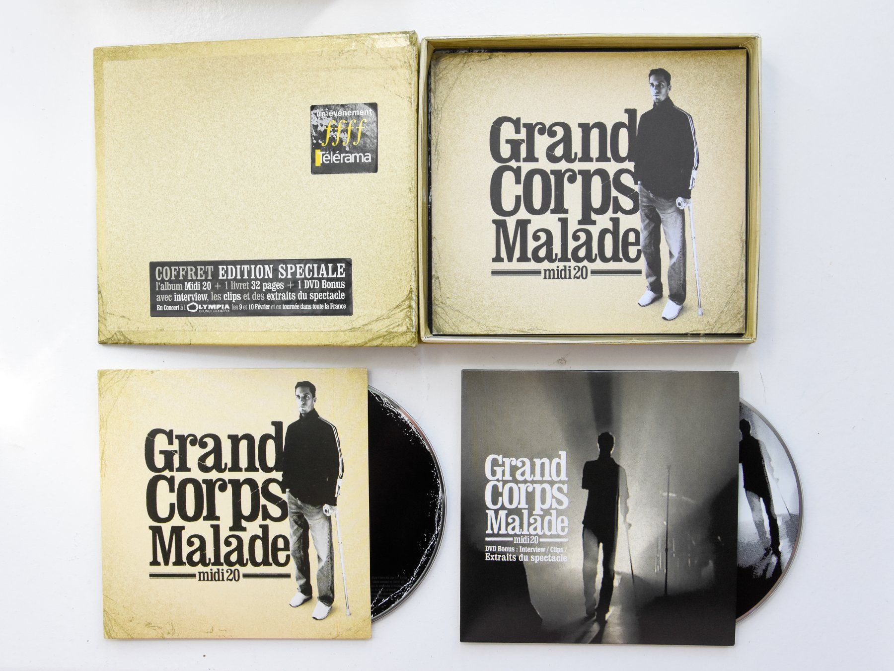 CD: Grand Corps Malade - Midi 20 (Coffret CD / DVD) – Usato da Belmont-sur-Yverdon venduto da ag97 2