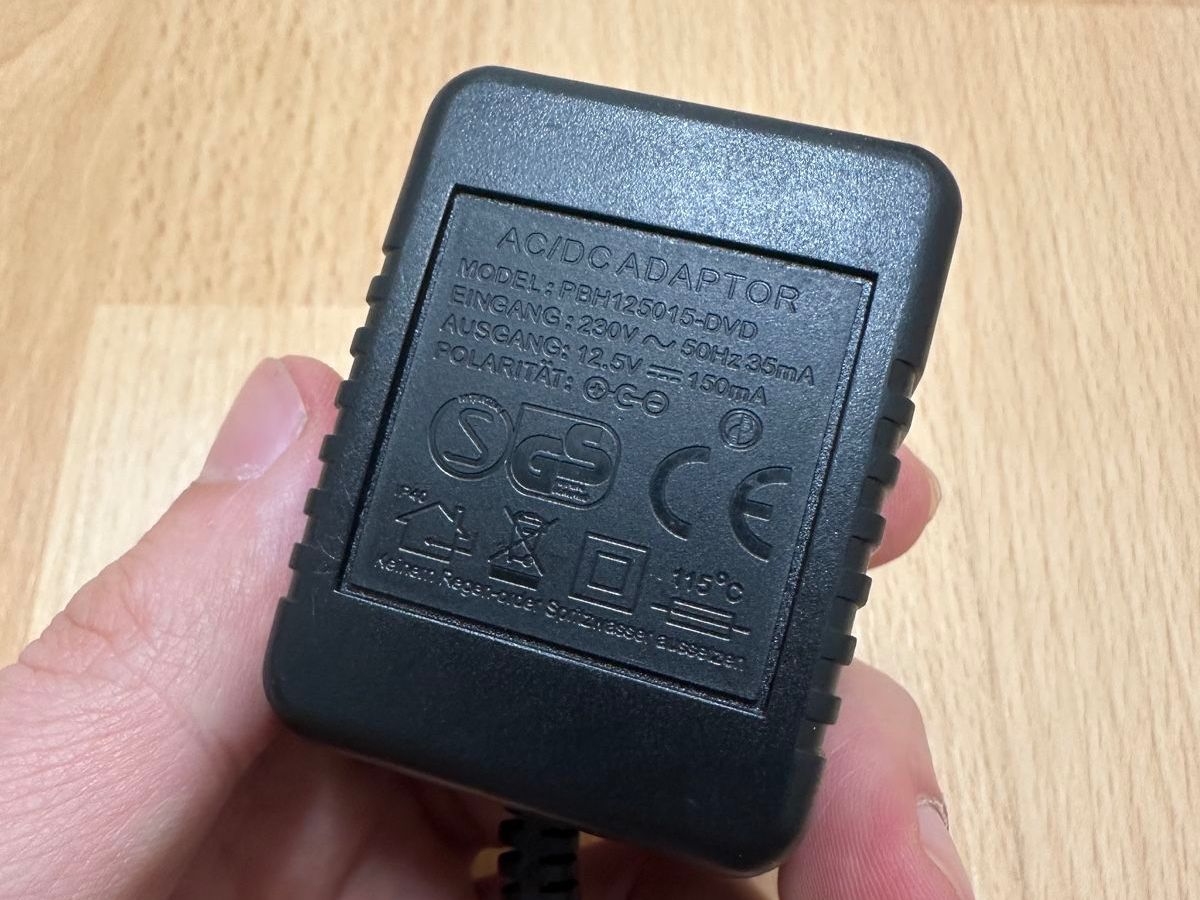 Unità & Adattatore: AC/DC Adapter – 12.5V 150mA – Usato da Chur venduto da coskun 2