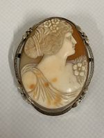 Antike Cameo/Brosch 14 Karat Gold