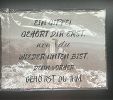 Retro Metallschild mit Sprüchen