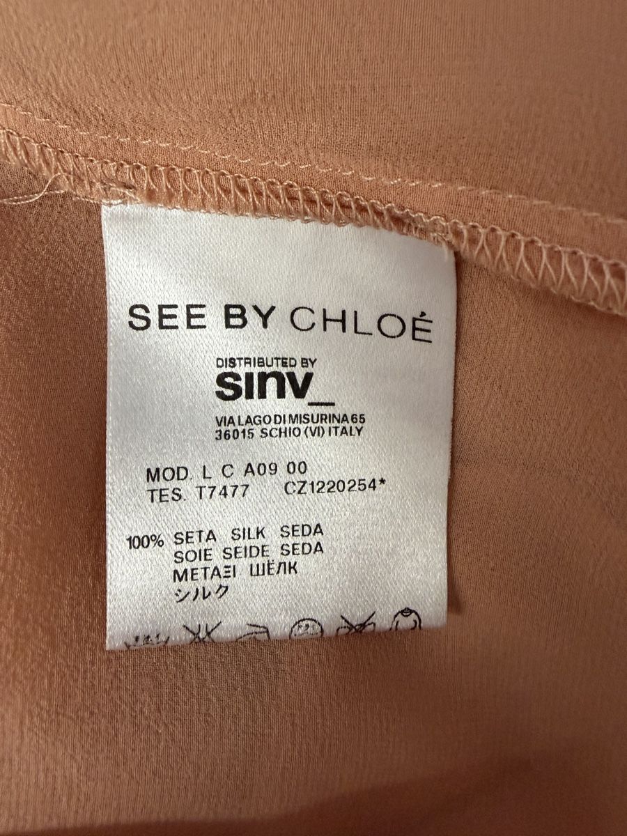Chloé Camicette: Bluse See By Chloé 100%Seide Grösse 36 – Usato da Elsau venduto da ivyfashion 1