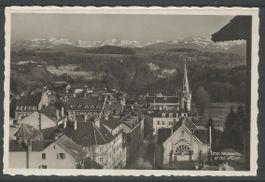 Carte P de 1937 ( Fribourg et les Alpes )