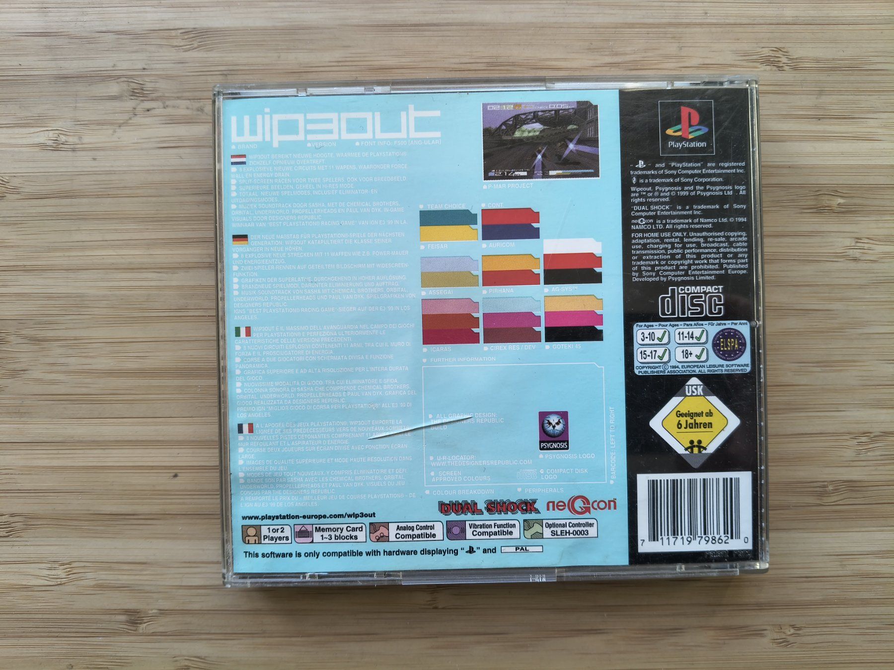 Spiele: Wip3out (PS 1) – Gebraucht aus Riedholz von ste_96cd 1
