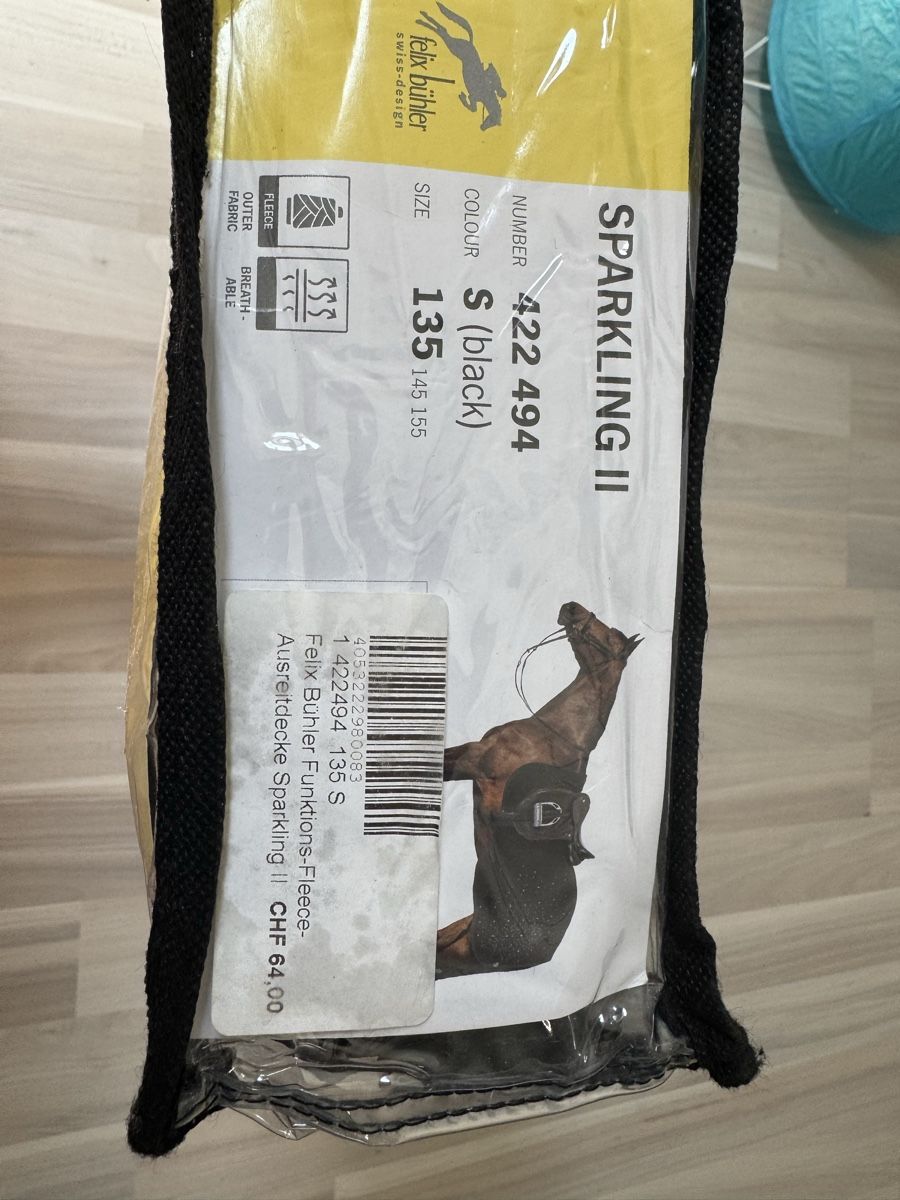 Felix Bühler Coperte: Fleece Ausreitdecke  – Nuovo e nell'imballaggio originale da Richigen venduto da ldi_dd5b