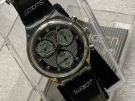 CLERK Spezial Swatch CHRONO - ungetragen - VINTAGE - SCK403