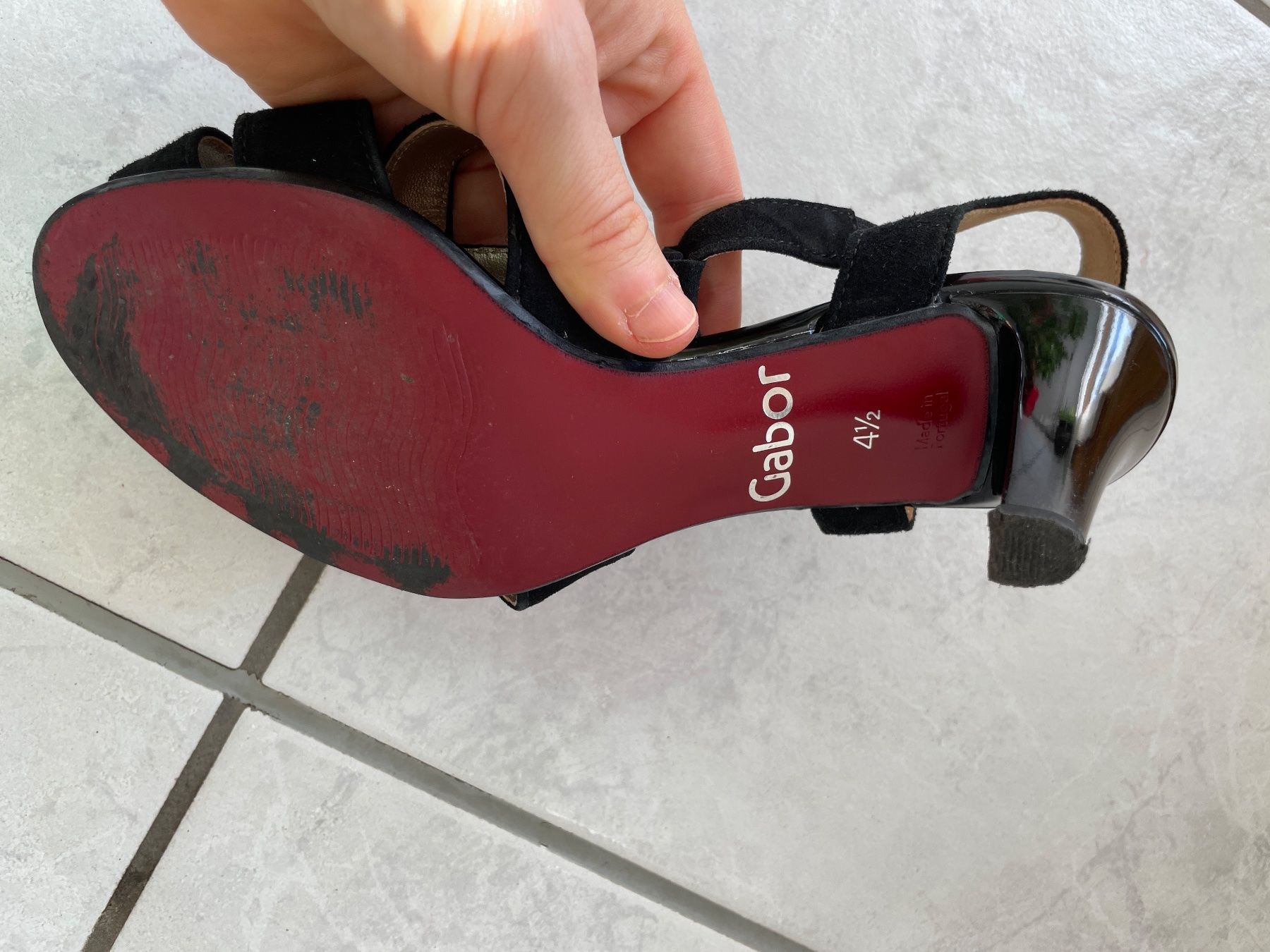 Gabor Scarpe da donna: Gabor Sandaletten Schwarz, Gr. 4.5 – Usato da Zollikofen venduto da schoggimodi 3