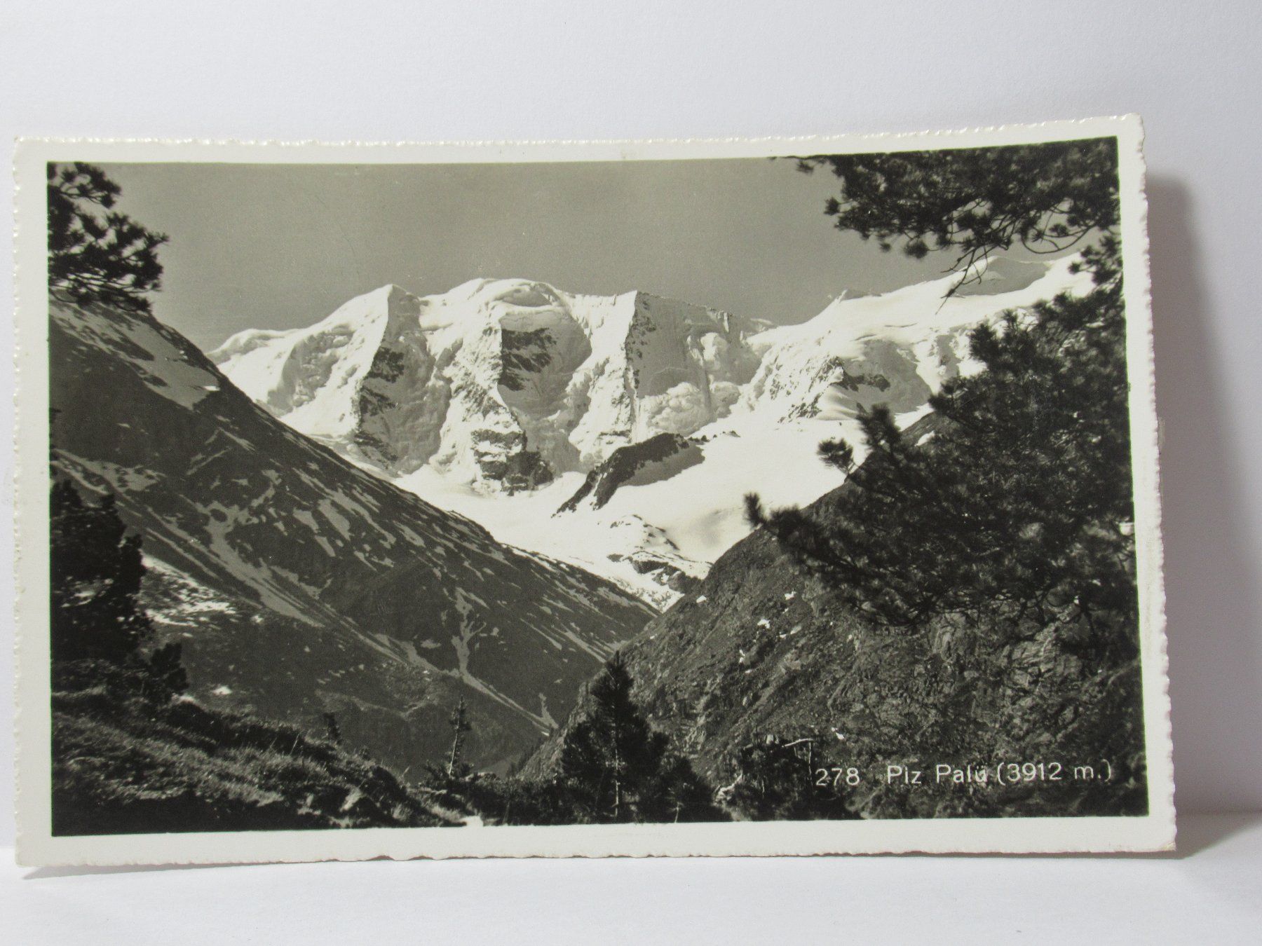 Ansichtskarten: Piz Palü  1954 – Gebraucht aus Grenchen von Bluemchen1900
