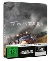 Blu - ray Twisters - Limited Steelbook  4K +  Blu-ray
