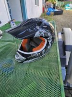 Cross Motorradhelm schwarz Grösse S 51-52 guter Zustand