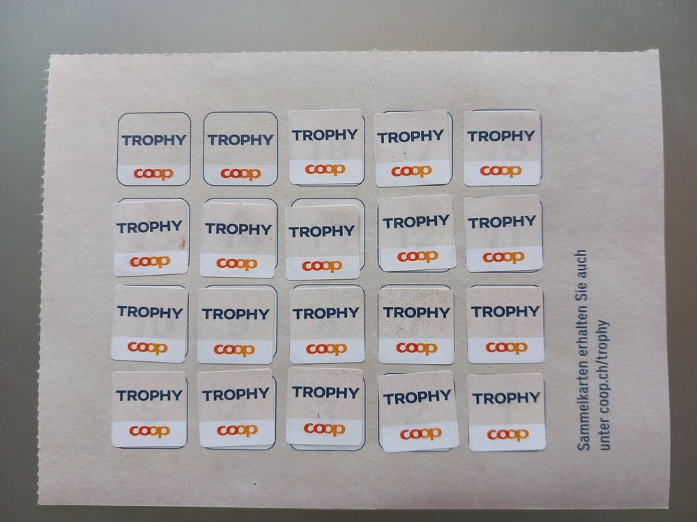 1 Volle Coop Trophy Sammelpunkte Karte Kuhn Rikon (Gebraucht) in ...