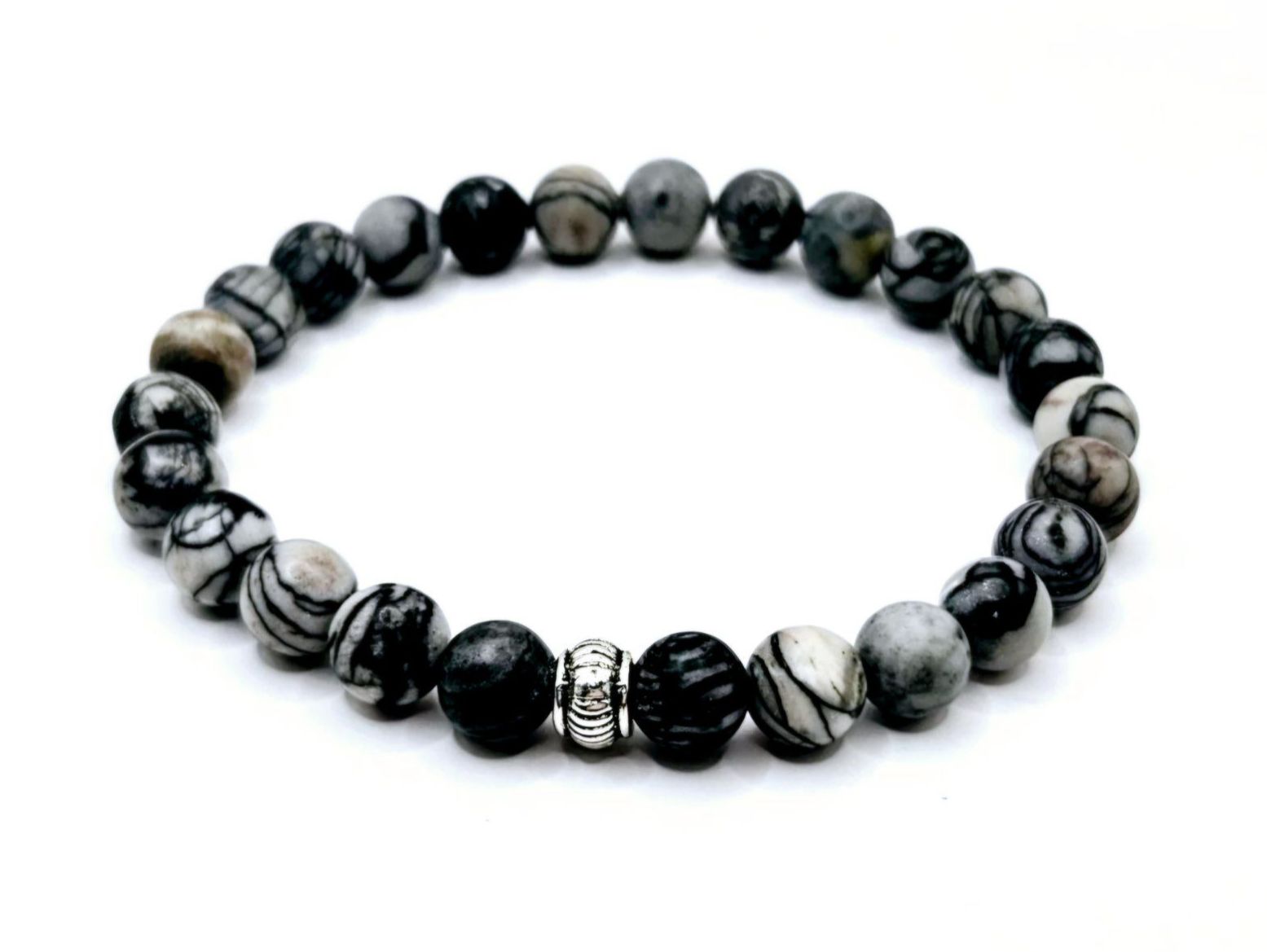 Armbänder & -reifen: Onyx-Marble-Armband Heilsteine/Edelsteine – Neu und originalverpackt aus Thalwil von Seasons-Schmuck