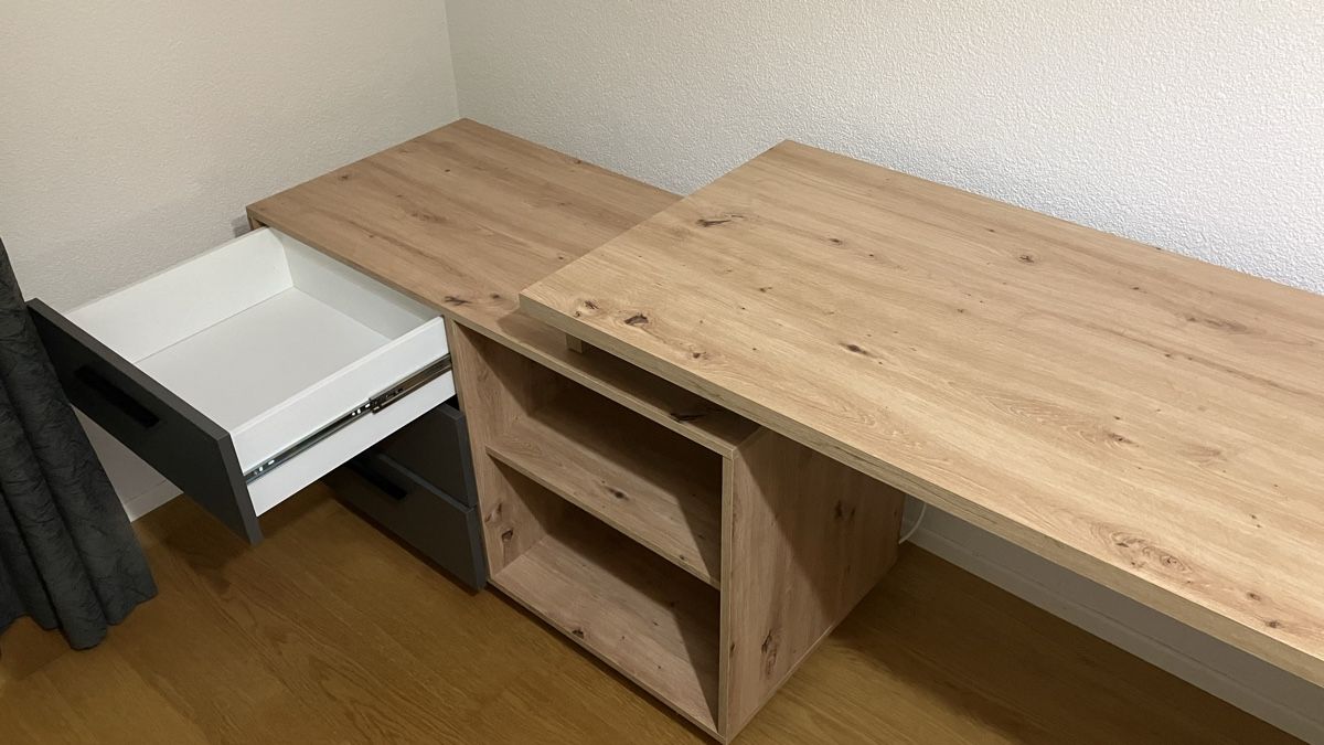 Scrivanie: Eckschreibtisch – Artisan Eiche / Anthrazit – Usato da Wabern venduto da koe_97bw 2
