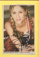 Silvia Spross Autogramm signiert Magazinbild 10x15cm