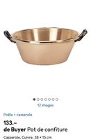 Casserole à confiture de Buyer