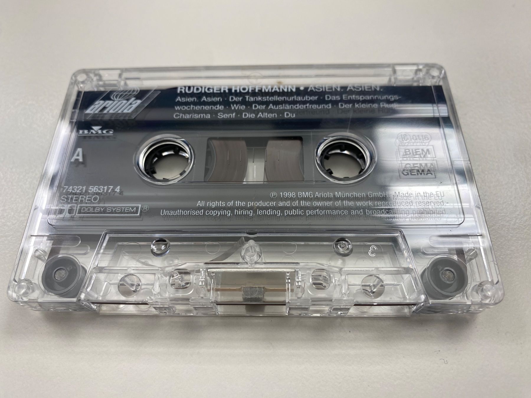 Musicassette: Rüdiger Hoffmann - Asien. Asien. - Kassette – Usato da Fällanden venduto da BasilFawlty 2