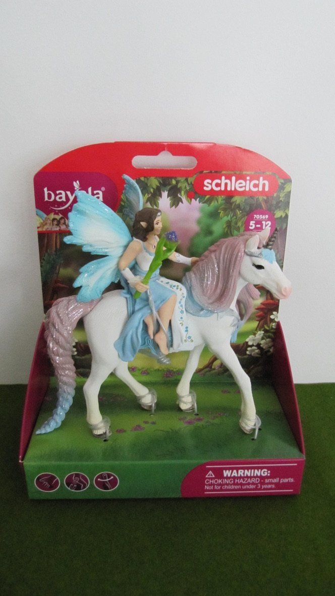 Schleich Spielzeuge: Schleich Bayala Einhorn mit Fee, Neu & OVP – Neu und originalverpackt aus Brunnen von Kiwiland1
