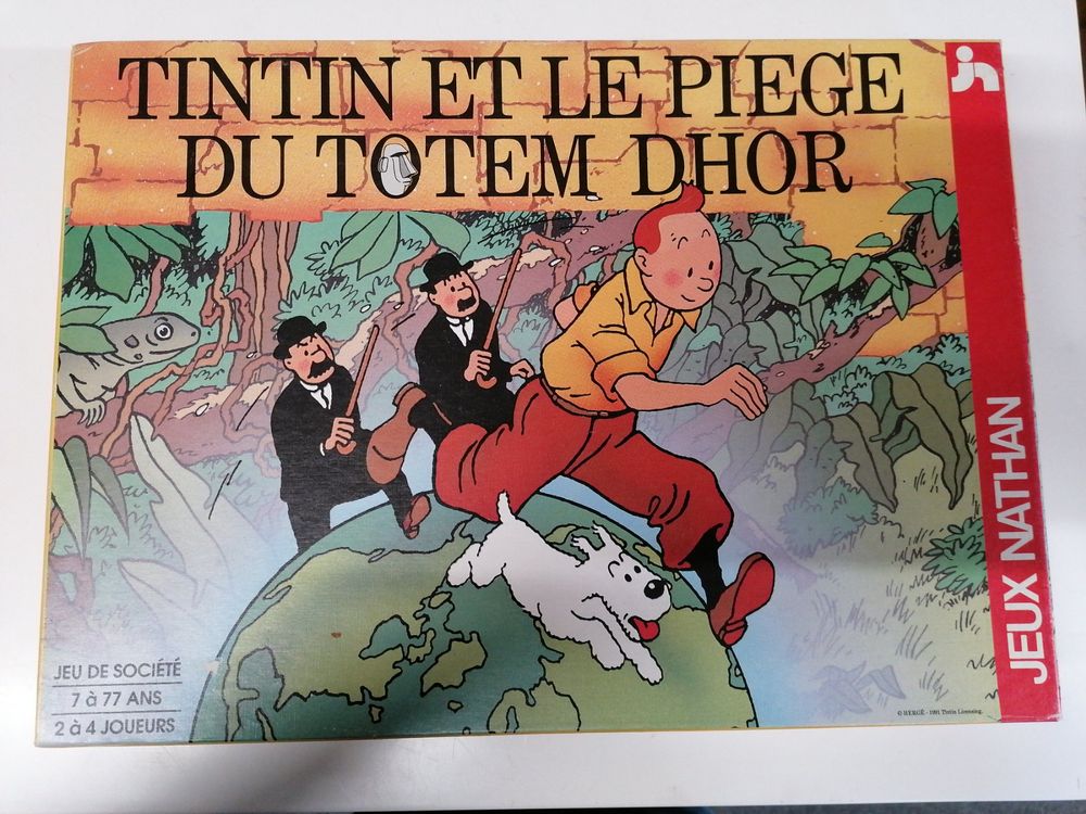 Tintin Et Le Piège Du Totem D'Hôr – Édition De Luxe Limitée Nathan – Neuf Sous Blister