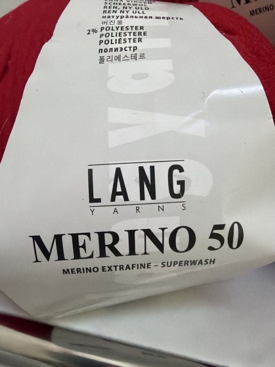 Laine: Strickgarn Merino, LANG . Wolle. – D'occasion à Biberist par Momo33 1