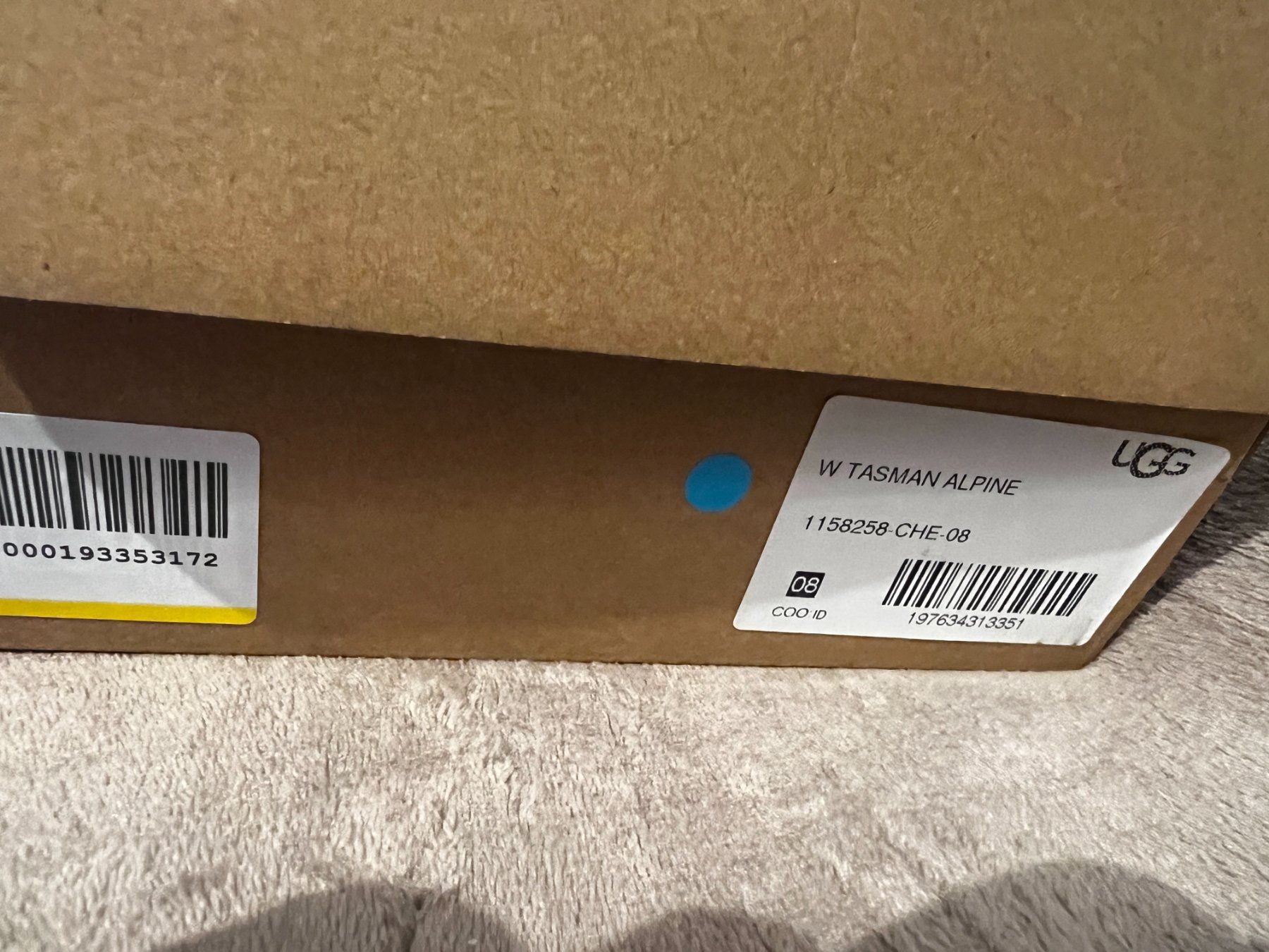 Ugg Damenschuhe: UGG Tasman Alpine 39 NEUVES – Neu und originalverpackt aus Monthey von Black-Cockatoo 1