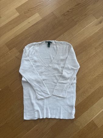 Schönes Ralph Lauren Pullover Weiss Grösse L, sehr guter Zus