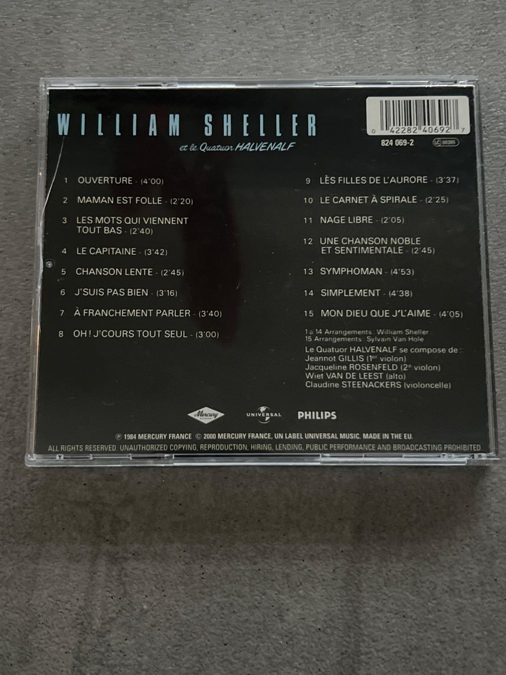 CD: William Sheller Live Olympia 1984 (Philips) – Usato da Bouveret venduto da Feelgoodtrading 1