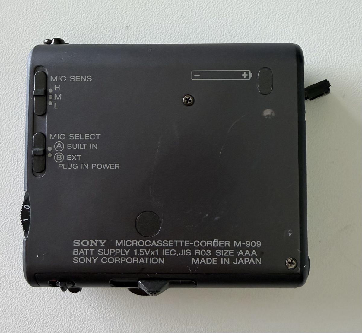 Musicassette: Diktiergerät Sony M-909 Microcassette Auto Reverse – Difettoso da Galgenen venduto da camoli65 2