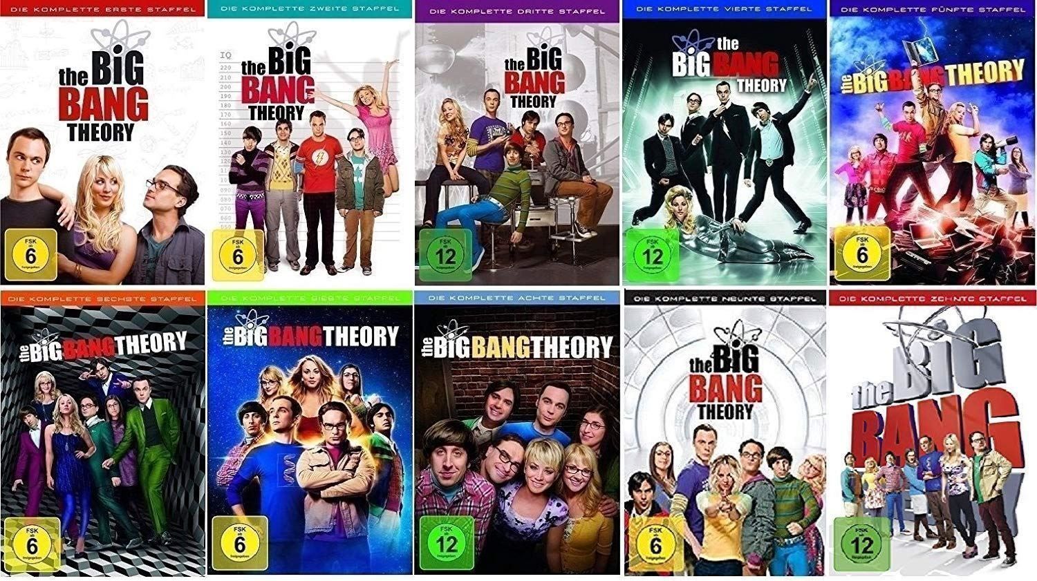 Tutti i DVDs: The Big Bang Theory Staffel 1-10 – Nuovo e nell'imballaggio originale da Eschen venduto da 33shaggy33