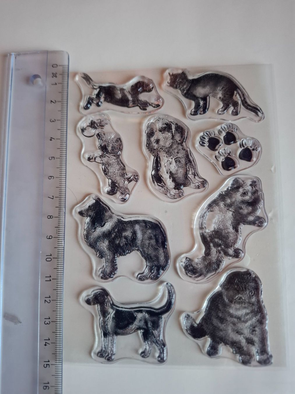Timbri: Hunde und Katze Silikonstempel – Usato da Huttwil venduto da rappallo01