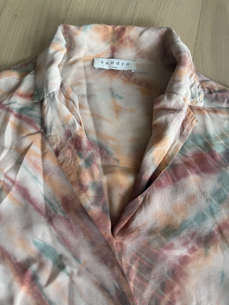 Sandro Camicette: Sandro Paris Bluse, Gr. 36, Seide – Usato da Kilchberg ZH venduto da MaM82 3