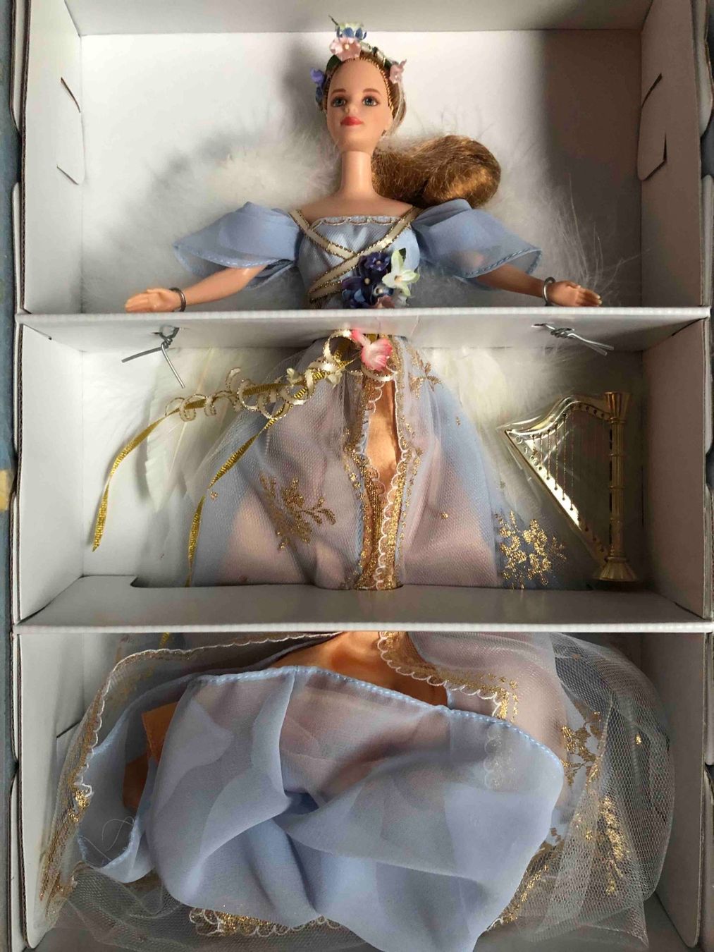 Bambole: Barbie als Engel mit Harfe NEU – Nuovo e nell'imballaggio originale da Balzers venduto da Anna101 8