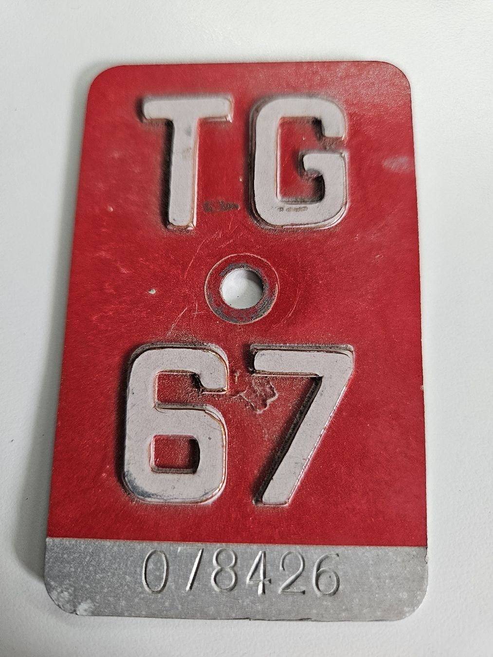 Insegne: Velonummer TG 67 – Usato da Rheineck venduto da Eulalia40