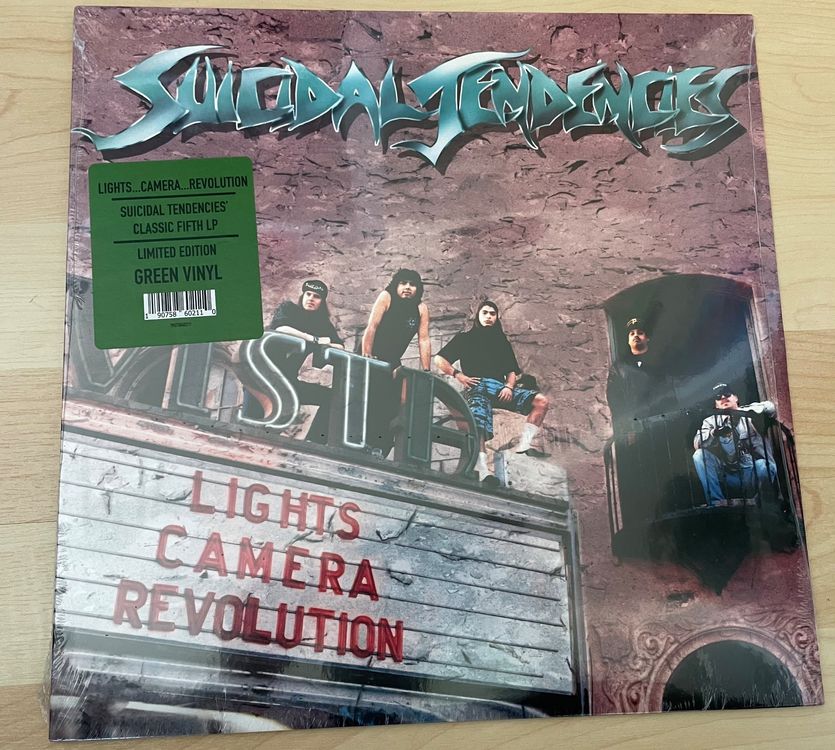 Suicidal Tendencies Lights Camera Revolution Green US Vinyl Kaufen