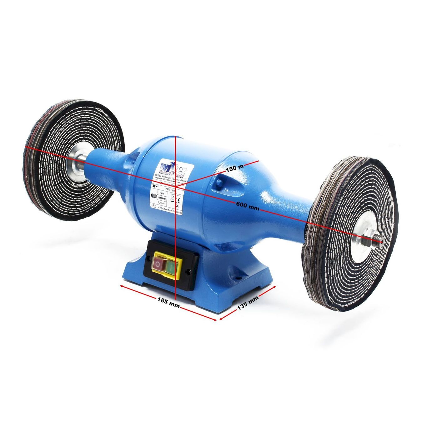 Tutte le macchine: WilTec Poliermaschine 750W – Nuovo e nell'imballaggio originale da Bottighofen venduto da zaap 2