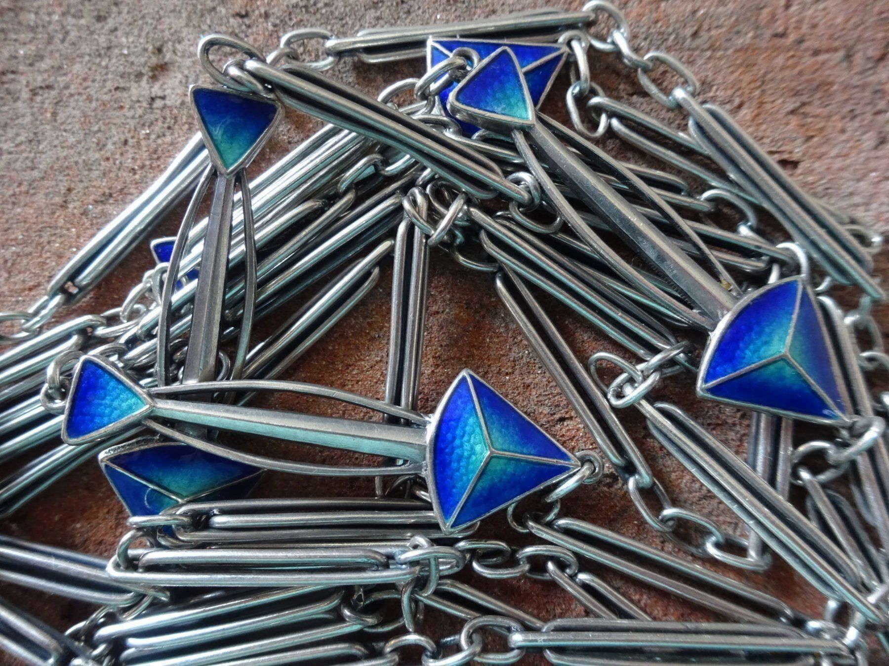 Altri accessori per orologi: Jugendstil Uhrenkette Silber – Usato da Esslingen venduto da FetteSchnecke 1