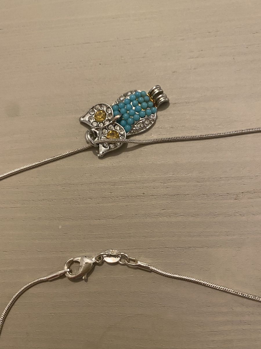 Catenine: Halskette mit Eule 🦉 925 Silber – Usato da Birr venduto da Vintage-Liebhaber 2