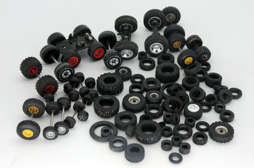 Set De Roues Dayton Pour Semi-remorque 1:50 - Imprimé En 3D En Résine - Style 6 Rayons - 2 Tailles