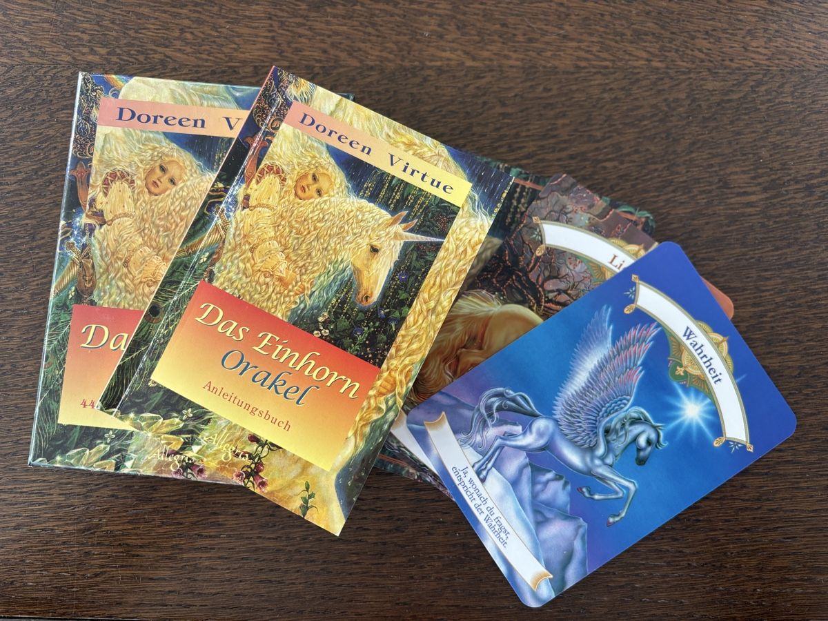 Bücher: Kartenset Einhorn Orakel von Doreen Virtue – Neu (gemäss Beschreibung) aus Schnottwil von Kolobri76 1