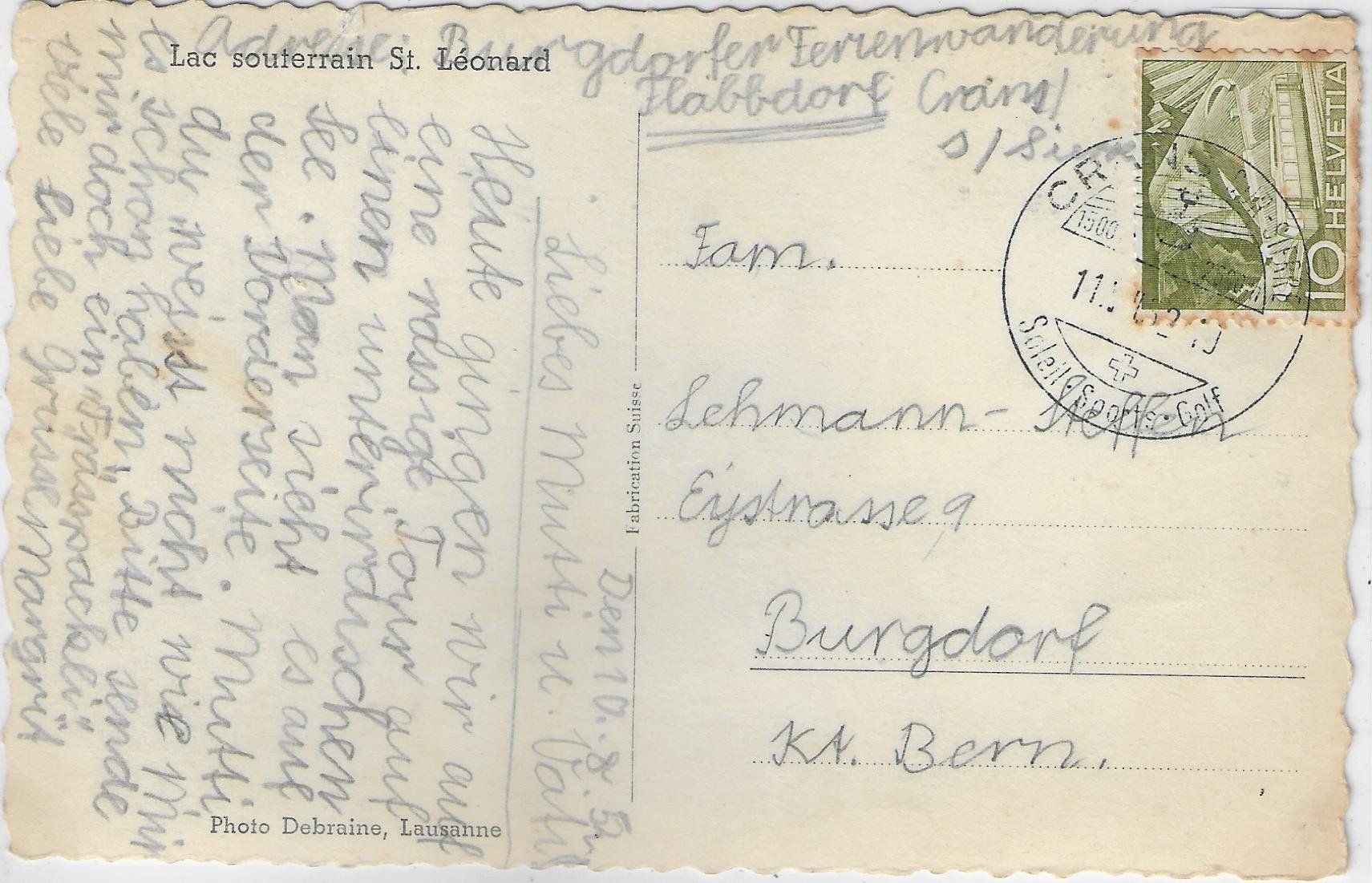 Cartes postales: Lac souterrain St. Leonard – D'occasion à Ettingen par Kartenplanet 1