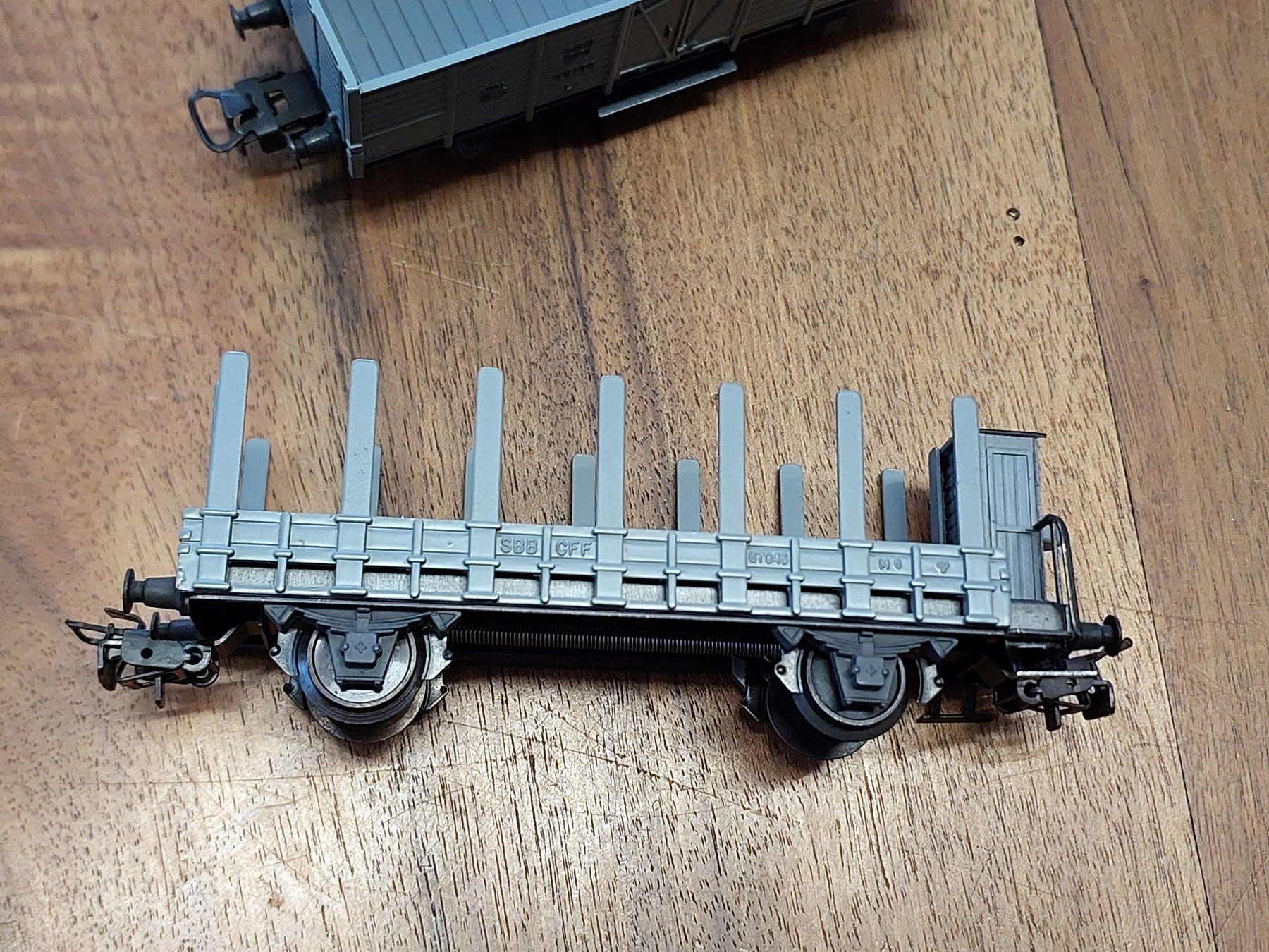 Hag Modellini di ferrovie: HAG - 5 SBB Güterwagen - HO WS OVP – Usato da Schönenwerd venduto da Steidi 3