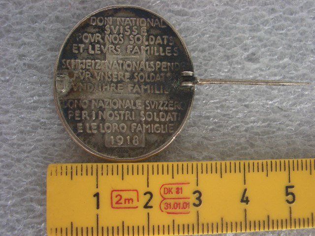 Plaquettes & Badges: SCHWEIZ. NATIONALSPENDE 1918 – D'occasion à Thürnen par Chluuri 2