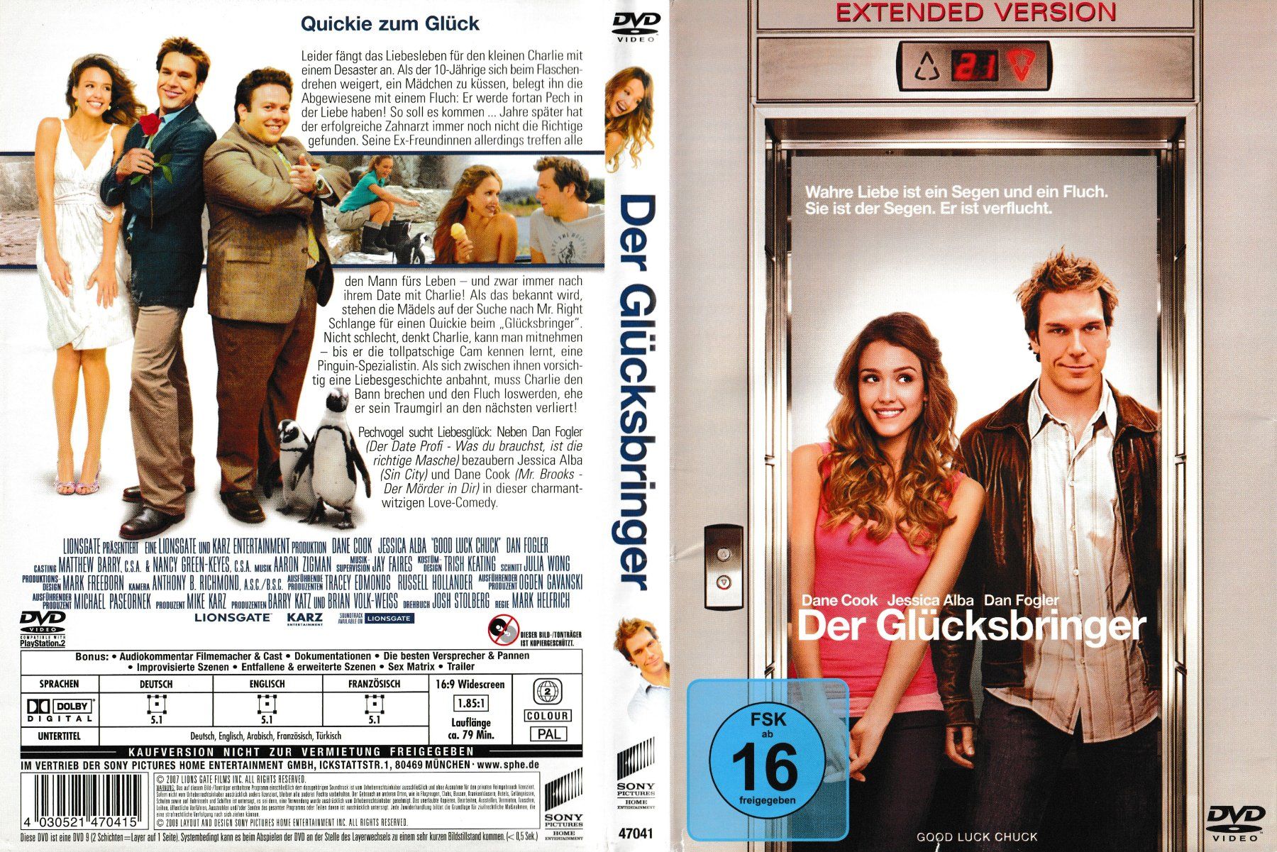 Alle DVDs: DVD - Der Glücksbringer – Gebraucht aus Langnau am Albis von MediaRescuerKeLoX