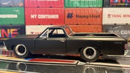 Fast & Furious 67er Chevy El Camino Matt-Schwarz 1:24 Modell