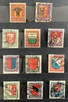 1918 - 1921  / Pro Juventute - 4 Sätze gestempelt