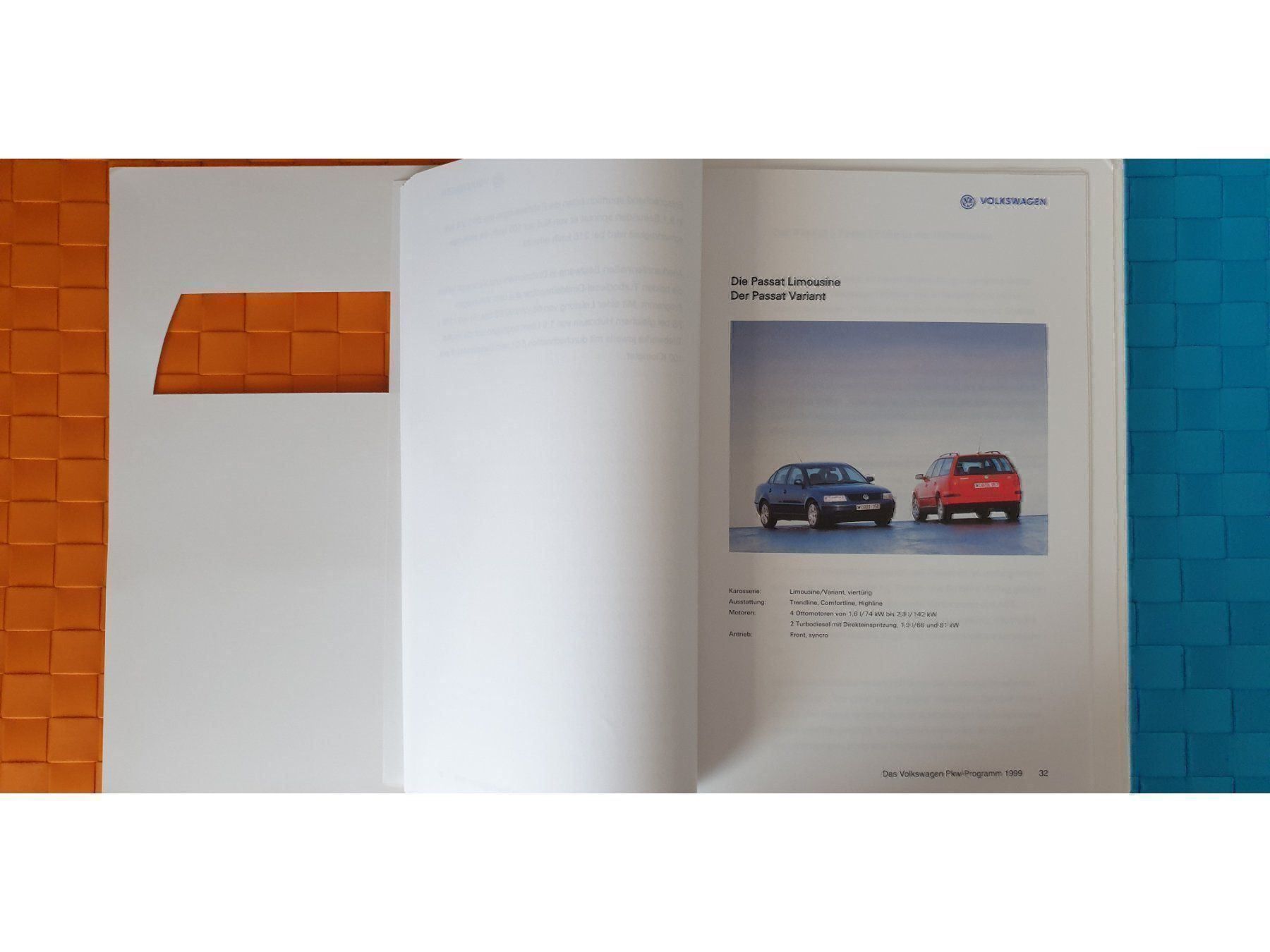 Revues & Magazines: VW 1999 - Prospekt / Pressemappe – Neuf (Voir description) à Viganello par CARLiteratur 3