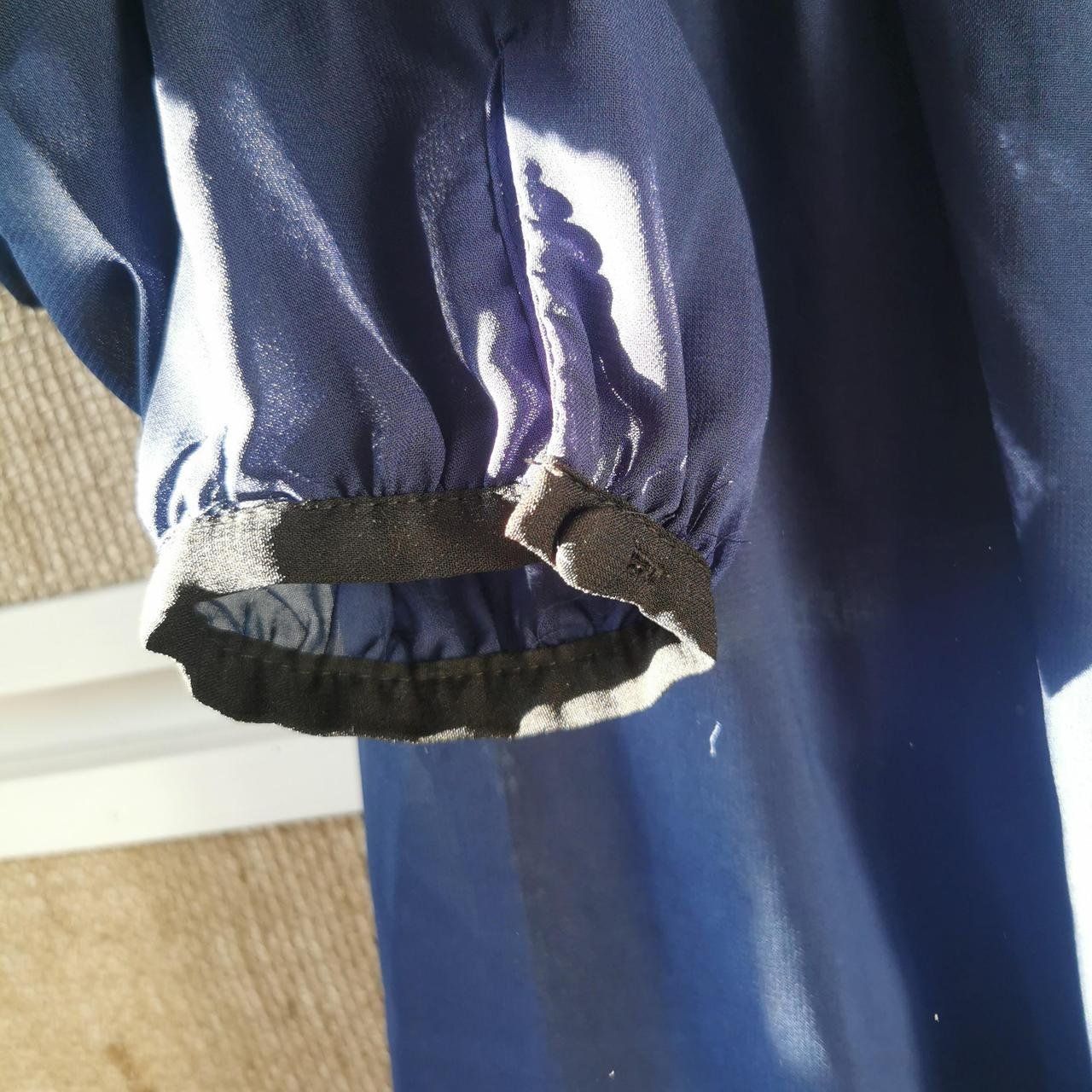 H&M Blusen: H&M Transparentes Langarm Blousen Top Navy – Neu (gemäss Beschreibung) aus Ringgenberg BE von Vinyl.Love 3