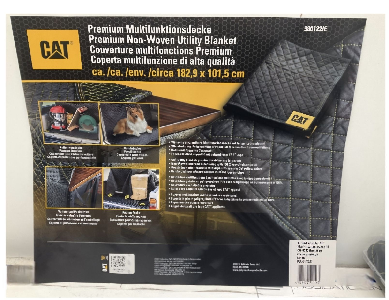 Decken: CAT Premium Multifunktionsdecke 182,9x 101,5 cm – Neu und originalverpackt aus Rottenschwil von tob_h7ld 1