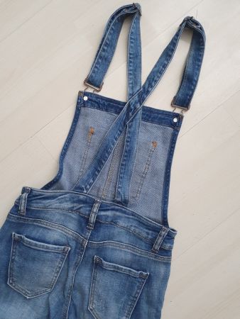 Jeans Latzhose Gr XS "New Yorker"