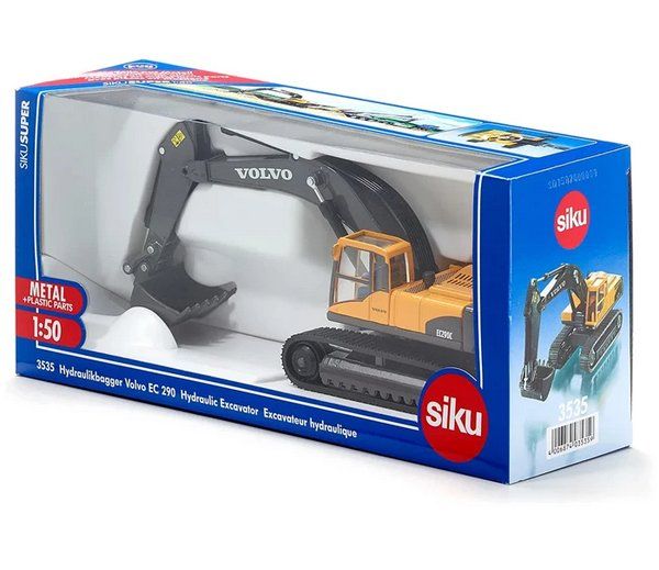 Siku Giocattoli: Siku Super 3535 - Hydraulikbagger Volvo EC290 1:50 – Nuovo e nell'imballaggio originale da Oensingen venduto da Liquidations-Shop 1