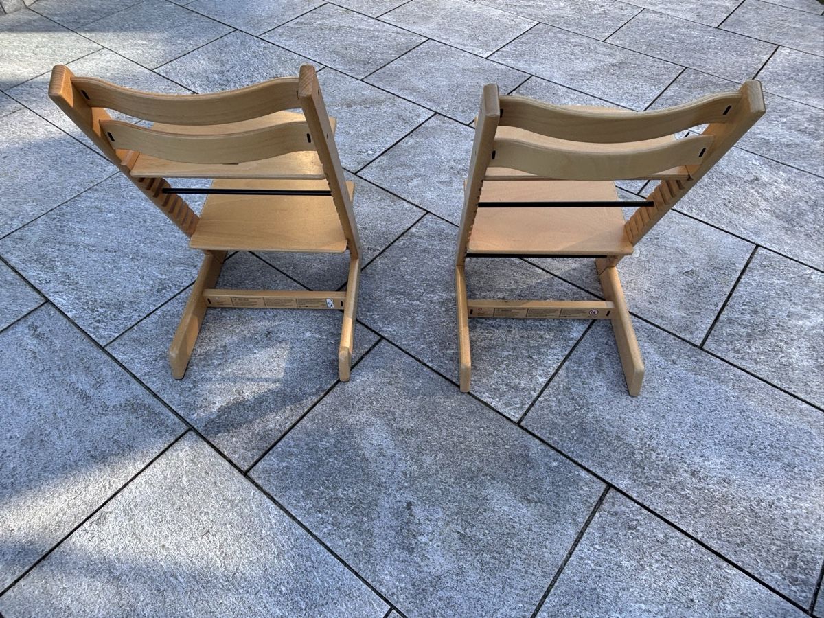 Stokke Hochstühle: 2x Triptrap aus Holz – Gebraucht aus Herrliberg von Nils-Sevy 1